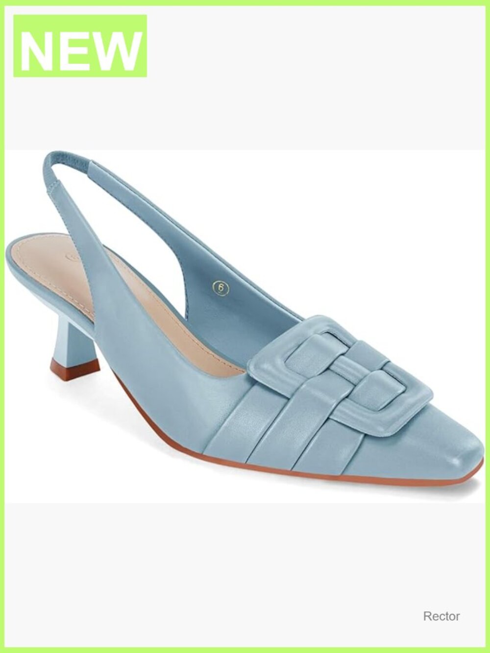 Sling Back Kitten Heels Low Dress Shoes Pointed Closed Toe Comfortable Party